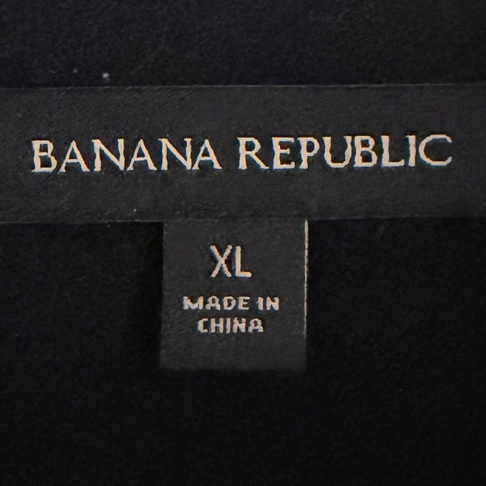 Banana Republic Women's Jacket Size XL Black Soft Brushed Fabric Casual (NEW) - Picture 3 of 16